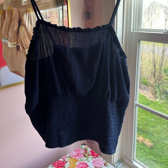 Express Tops - Express navy tank top